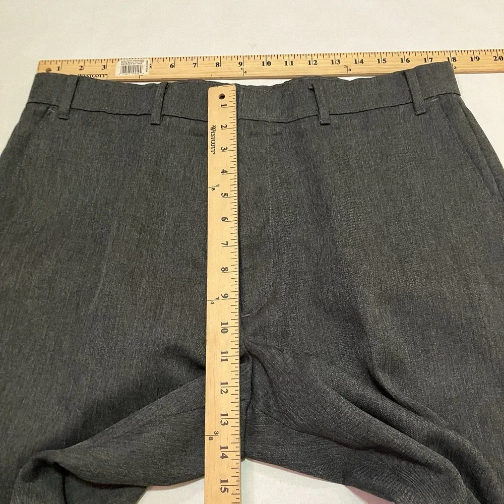 Levis Action Slacks Mens Size‎ 38 X 27.5 Pants Flat Front Straight Gray Casual